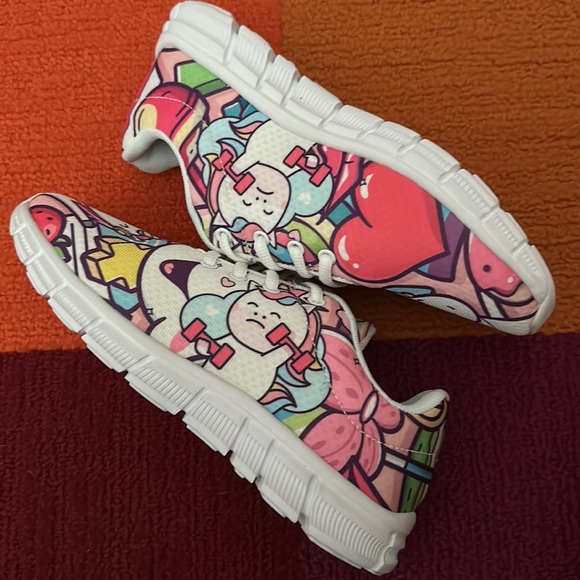 RAAD Shop Unicorn Workout Party Women’s Trainers - Picture 7 of 10